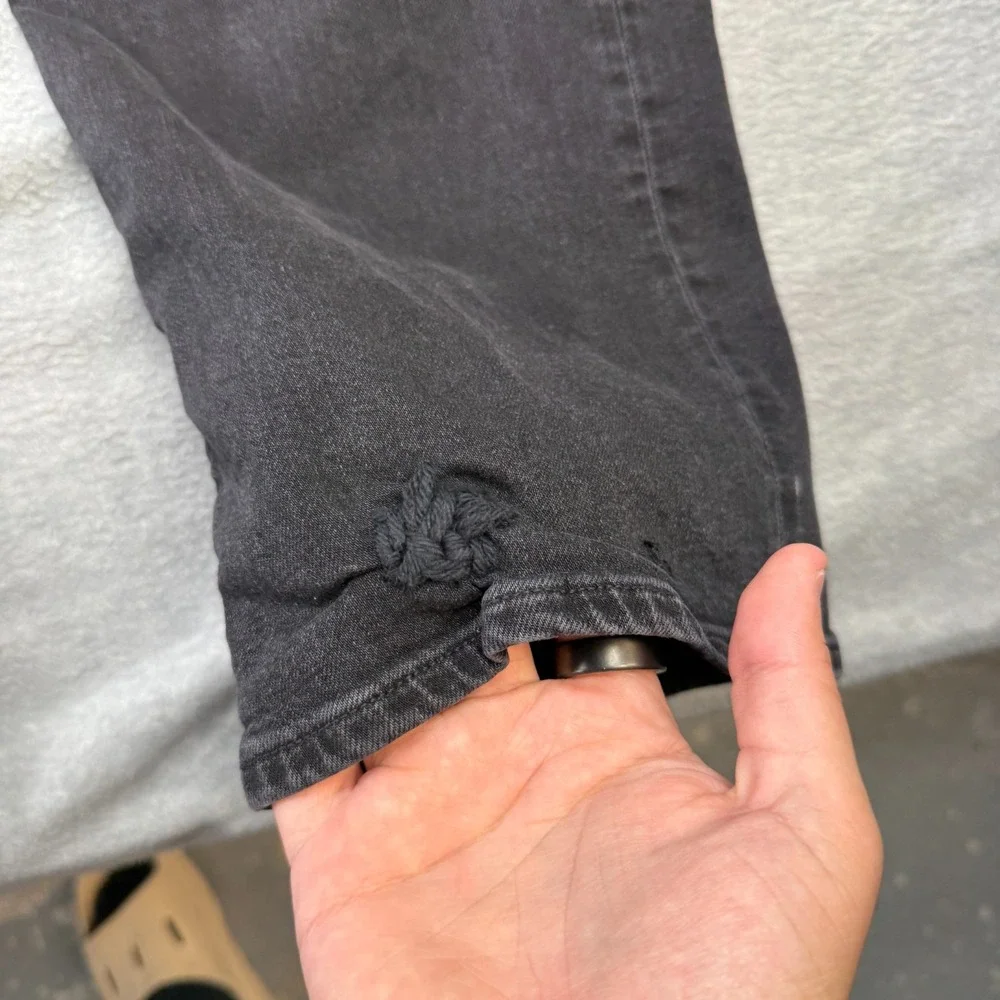 American Eagle Jeans‎ Mens 36x36 (37x34) Black Original Bootcut Airflex+ Stretch